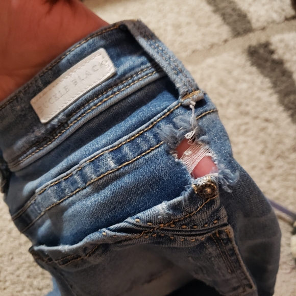 GUC Buckle Black Distressted Riped Jeans unknown fit no or size skinny stretch - Picture 15 of 16